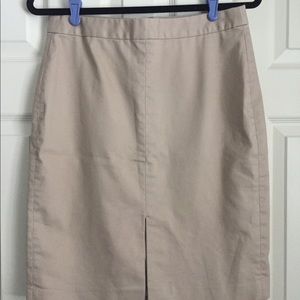 Banana Republic Pencil skirt with front slit
